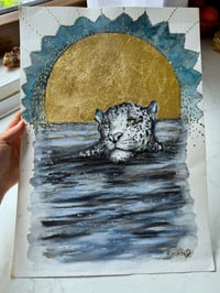 Image 5 of JAGUAR, Original Watercolor Painting