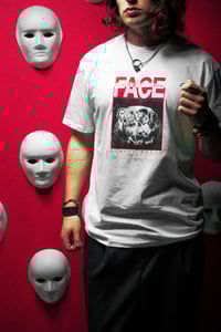 Image 3 of 'face' t-shirt