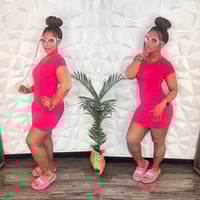 Image 2 of Mini Summer Break T-Shirt Dress 