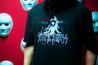 Image 2 of "even in death" t-shirt.