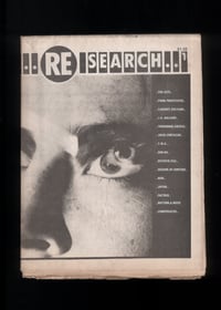 RE/SEARCH N.1 1988
