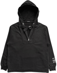 Image 1 of 90's Milkboy Bondage Choker Hoodie - L