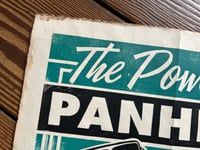 Image 3 of The Powerful Panhead Linocut Print (green edition) FREE SHIPPING
