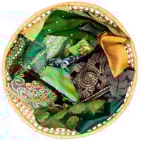 Image 3 of Sari Fabric Elements 'Beth' - Flower Show Collection