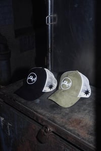 Image 4 of Ingkar Logo Trucker Cap (Black)