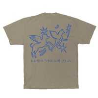 Image 2 of Goodbye In Stone Faded Brown Short Sleeve