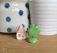 Image 1 of Ceramic Little Tree or set of 2 Bushes