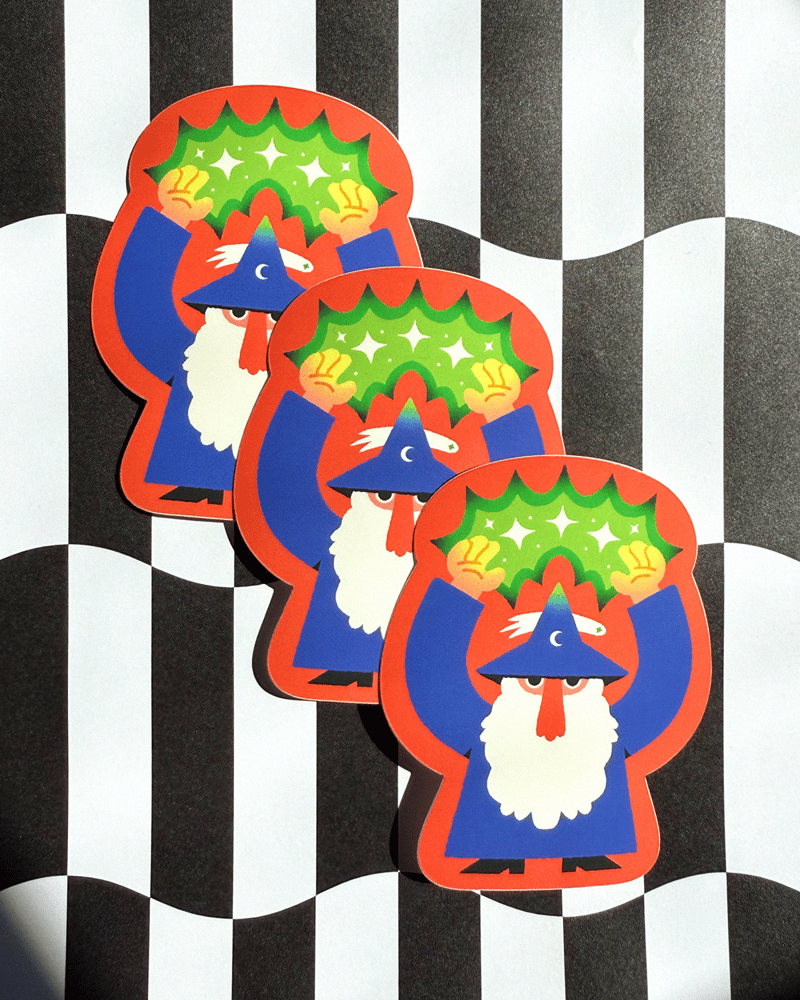 Image of Wizard Sticker