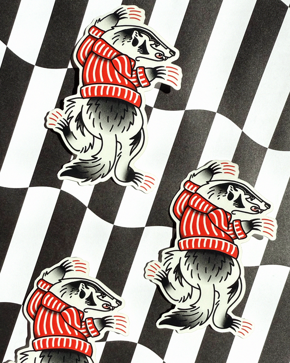 Image of Bucky Badger Sticker