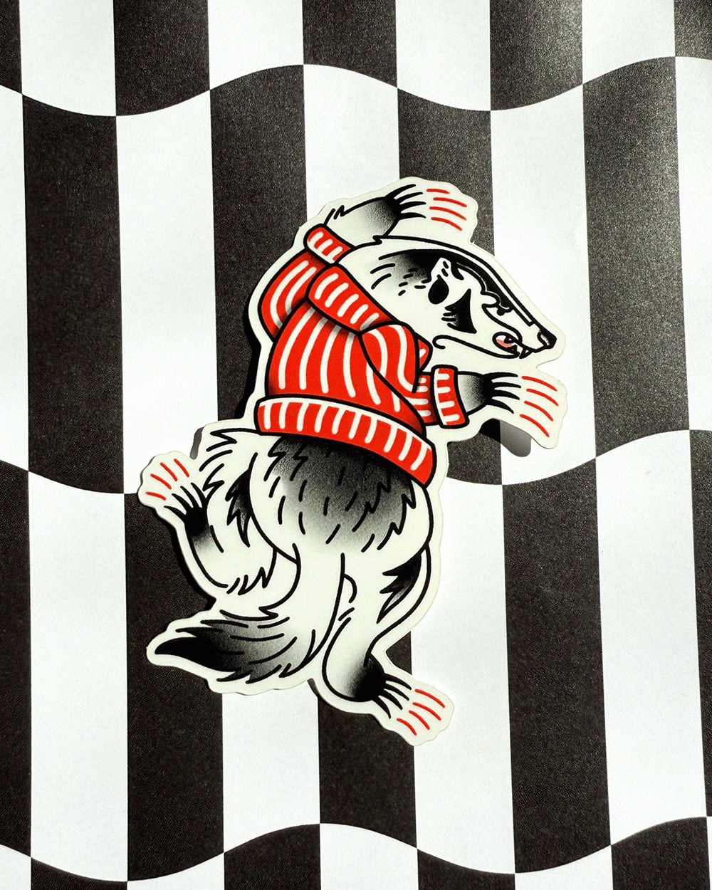 Image of Bucky Badger Sticker