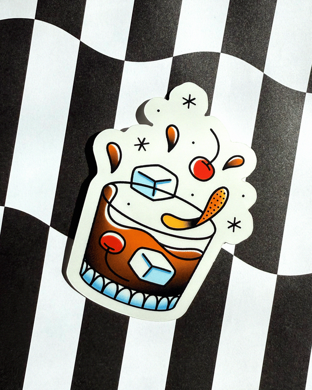 Image of Old Fashioned Sticker