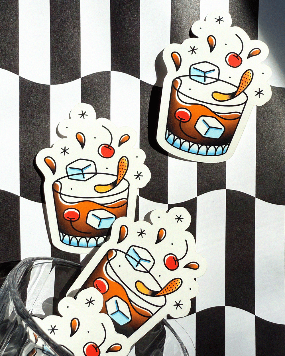 Image of Old Fashioned Sticker