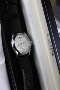 Image 5 of 2001 Oris Artelier 7554 Triple Calendar Moon Phase - Excellent Condition - Serviced - With Box