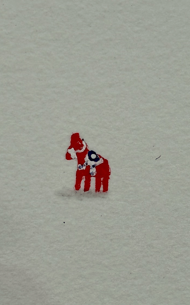 Worlds smallest Dala Horse
