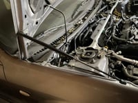 Image 3 of Hood Strut Brackets 99-03 Mazda Protege 