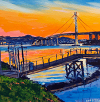 Sunset Looking East from Treasure Island