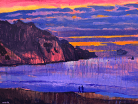 Image 1 of Sunset Looking West from Baker Beach