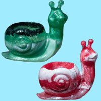 Image 1 of Snail Flower Pot or Candle Holder
