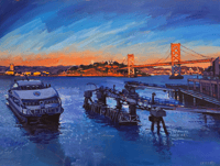 Sunset Looking East from the Ferry Building