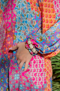 Image 3 of Luxe Patchwork Kaftan 