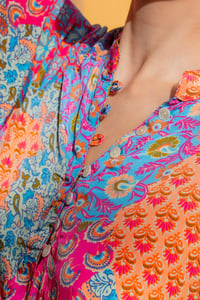 Image 2 of Luxe Patchwork Kaftan 