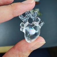 Image 2 of CLEAR OPAL HEART 