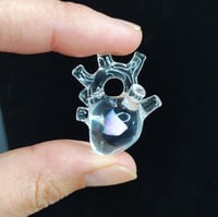 Image 1 of CLEAR OPAL HEART 