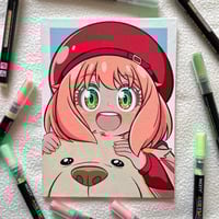 Image 1 of Original Drawing | Anya x Bond | Spy x Family