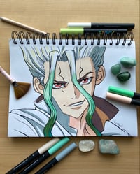 Image 1 of DRAWING Senku|Dr.Stone