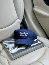 Image 3 of "Kind Hearts Never Die" — 6-Panel Navy Cap