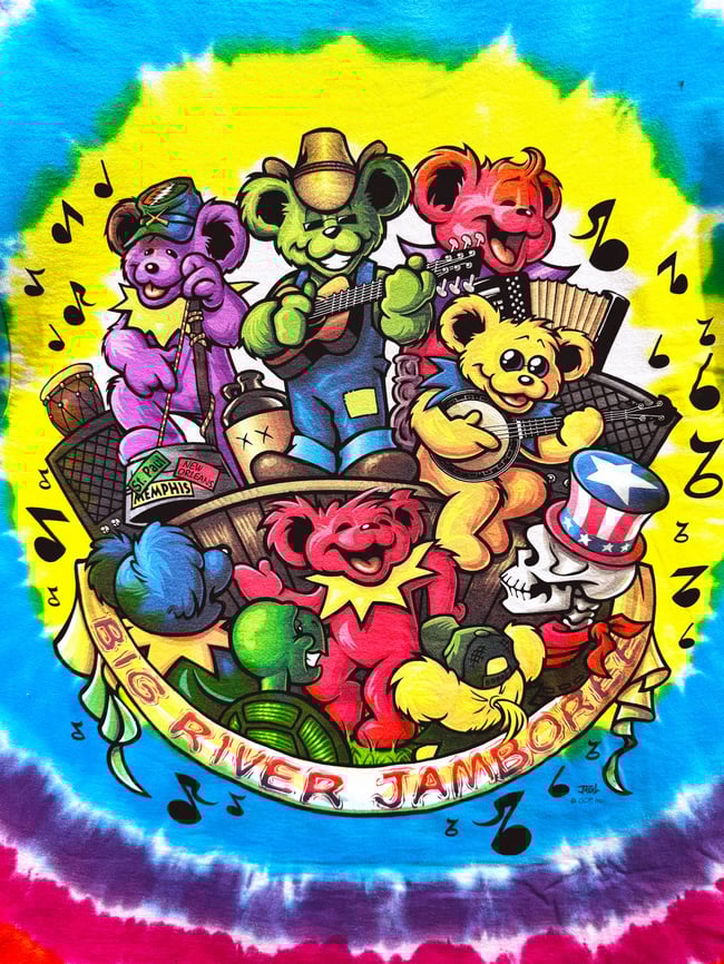 Grateful Dead 90s Big River Jamboree Longsleeve Shirt - Size L