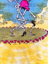 Grateful Dead 1990 Moon Dance T-Shirt - Size L