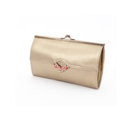 Image 1 of Grand portefeuille - pochette SOLEDAD Doré / SOLÉDAD Cacao/SOLÉDAD Taupe/SOLÉDAD Camel