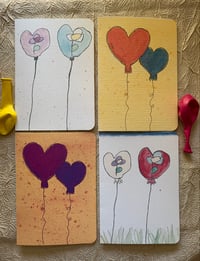 Image 1 of Balloon Celebration- 4 card set