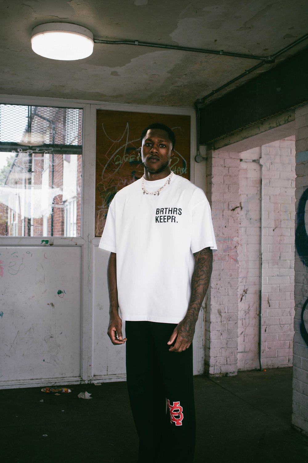 Image of BRTHRS KEEPR T-SHIRT - WHITE