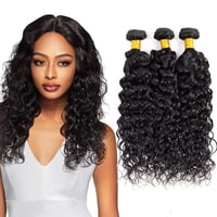 Image 1 of  300G  Top  Brazilian Mink Virgin Hair Weft, Real human Hair Bundle  Italian curly
