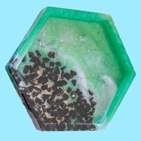 Image 1 of Green, Black and White Coasters