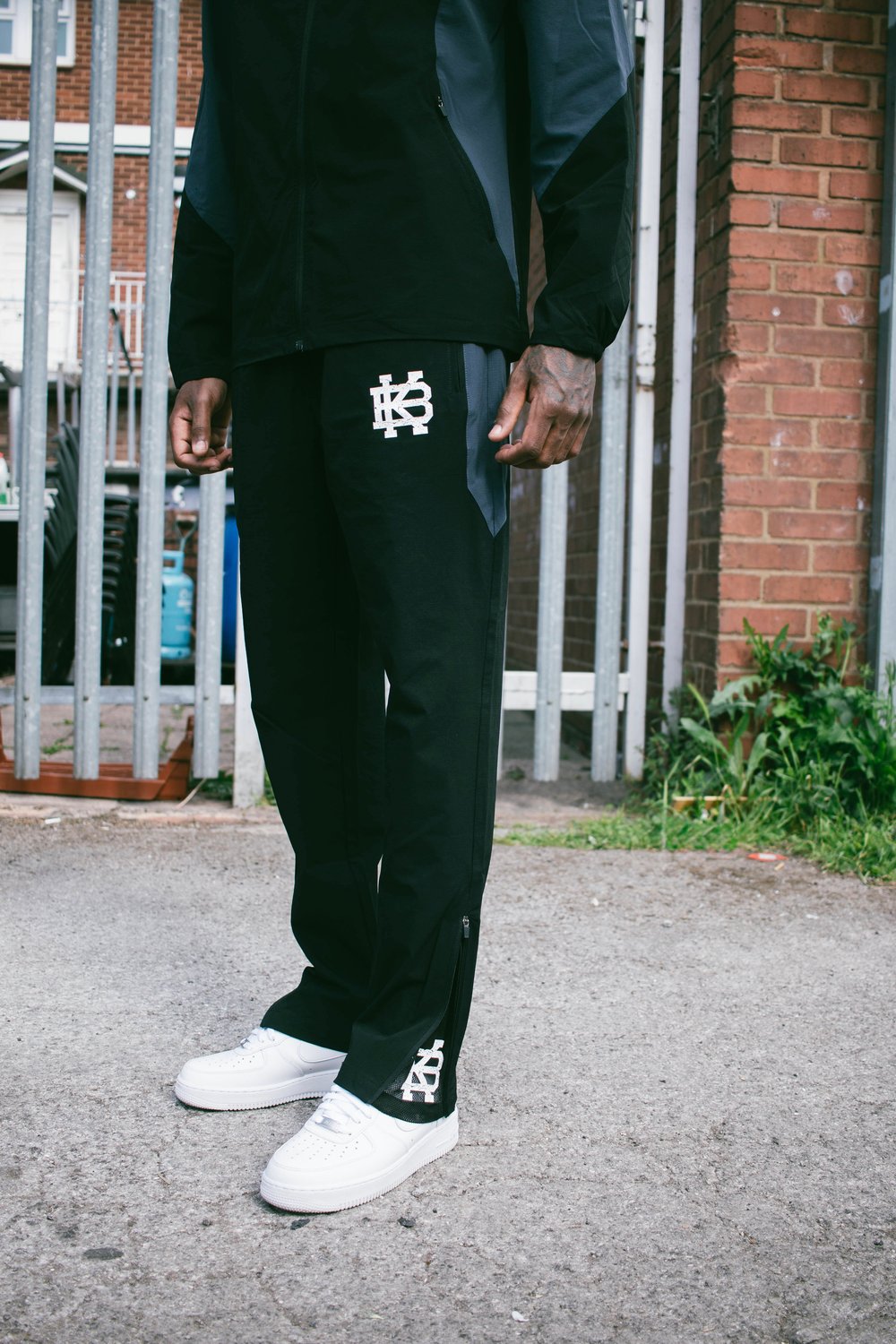 Image of BK TECH JOGGER - BLACK & GREY