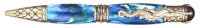 Dragon Twist Pen in Antique Brass and DiamondCast Satellite Body