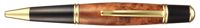 Gatsby Grande Twist Pen in Gold Finish and Thuya Burl Body