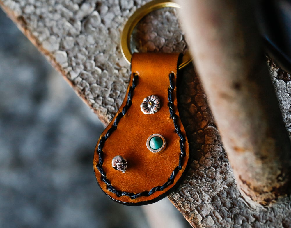 Image of Leather Keychain 