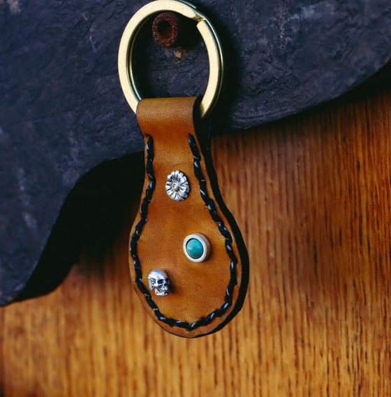 Image of Leather Keychain 