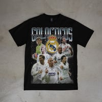 Image 1 of Real Madrid Los Galácticos T-Shirt – Retro Football Legends Tee for Fans