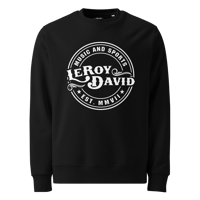 Image 5 of MAS Circle Logo Unisex Organic Sweatshirt - Black