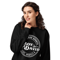 Image 1 of MAS Circle Logo Unisex Organic Sweatshirt - Black