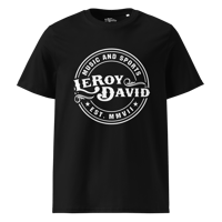 Image 2 of MAS Circle Logo Unisex Organic T-shirt - Black