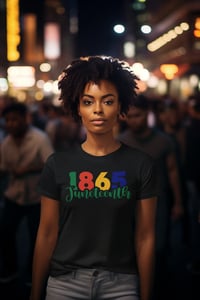 Image 1 of Celebrate Freedom: Juneteenth 1865 Graphic Tee
