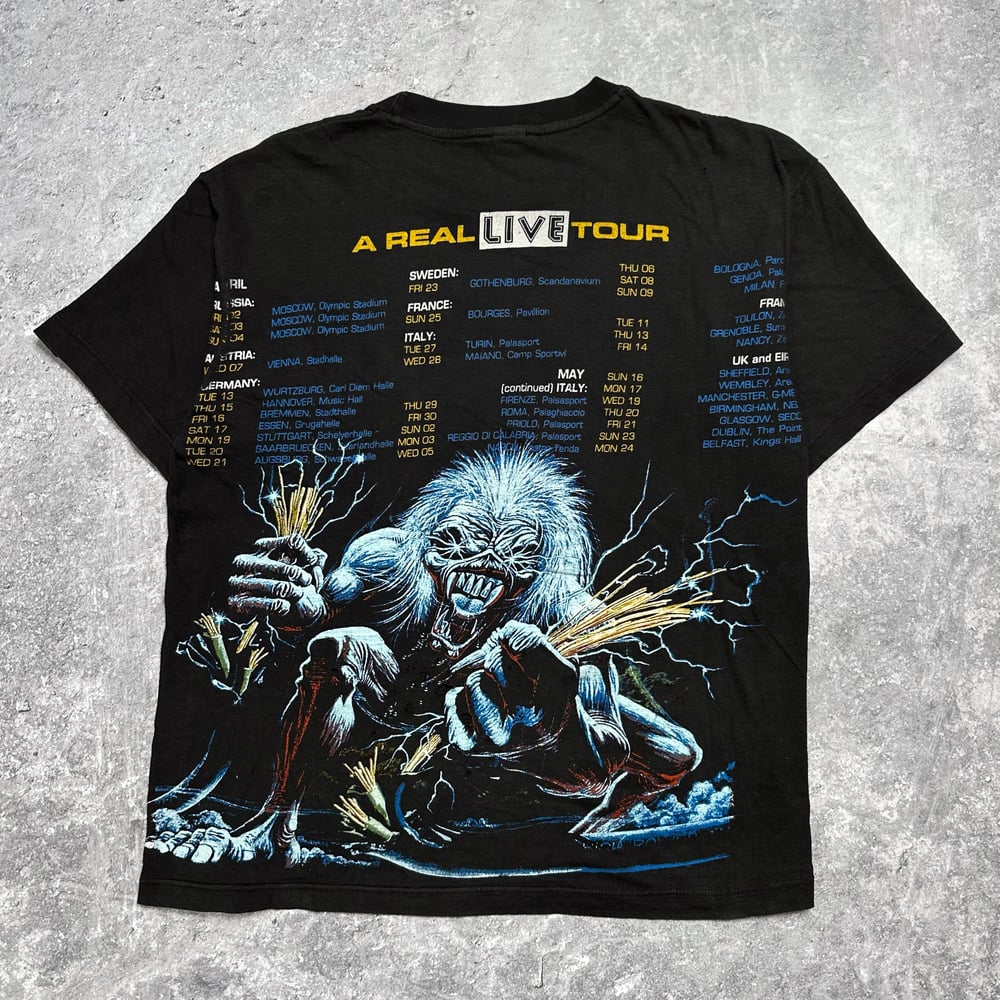 Iron Maiden 1993 ‘Real Live’ Bootleg T-Shirt