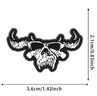 Image 2 of Danzig Skull Enamel Pin