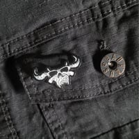 Image 4 of Danzig Skull Enamel Pin